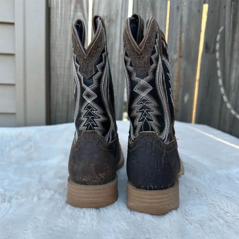 Durango Lil' Rebel Pro Kids' Western Boots Size 3M Square Toe